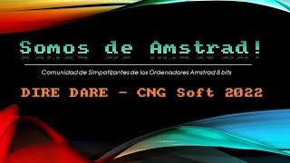 [Amstrad CPC] NEW RELEASE ! - Dire Dare (2022)