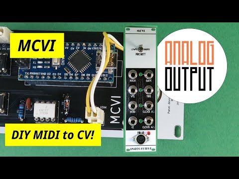 MCVI: A MIDI to Control Voltage synth module (Mark I)