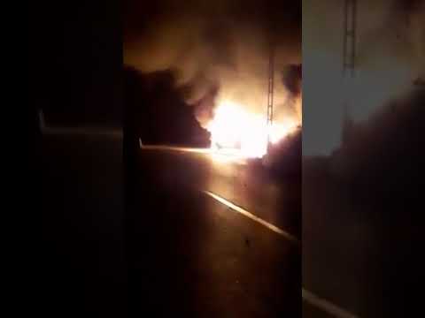 Incendiu la un autoturism ]n localitatea Izvorul Ampoiului