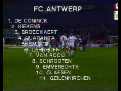 The Antwerp Tapes: RAFC - Dundee Utd 1989