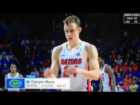 WHAT A WEIRD SHOT BY CANYON BARRY