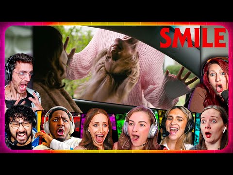 "Smile Jumpscare" Reactions! Smile (2022) Movie Reaction *First Time Watching*