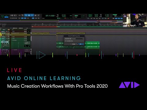 Avid Online Learning — Music Creation Workflows With Pro Tools 2020