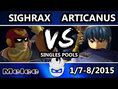 Paragon 2015 - Sighrax (Captain Falcon) Vs. Articanus (Marth) SSBM Singles Pools - Melee