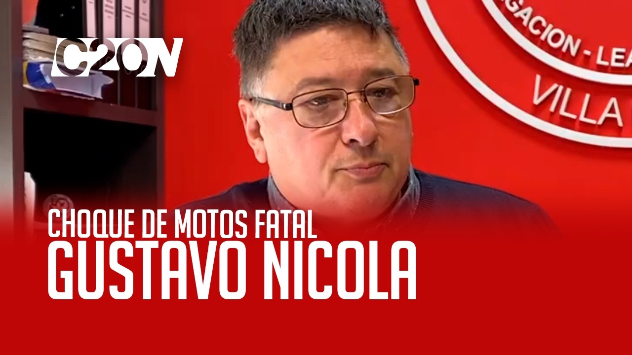 C20 Noticias | Choque de motos fatal - Gustavo Nicola