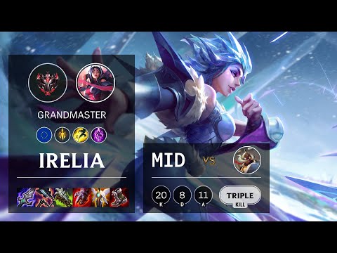 Irelia Mid vs Corki - EUW Grandmaster Patch 11.24b