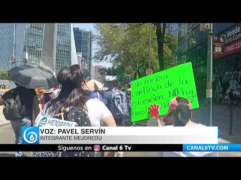 Video: Trabajadores de MEJOREDU piden a la SEP certeza laboral
