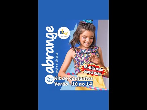 Conjunto juvenil para revenda! Abrange tamanhos 10 ao 14