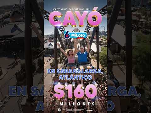 ¡Cayó MiLoto en Sabanalarga! 💰 Nuevo ganador de $160 millones