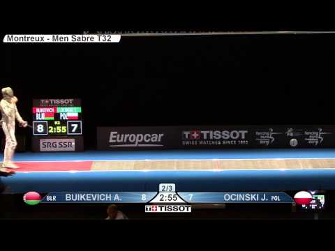 Montreux 2015 MS European Championship T32 04 blue Ocinski J POL vs Buikevich A BLR