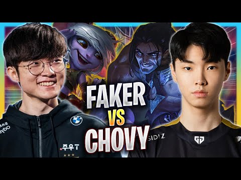 CHOVY vs FAKER! - GEN Chovy Plays Sylas MID vs T1 Faker Tristana! | Season 2023