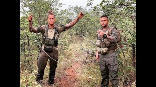 Hunting for poachers snares (traps) in South Africa
