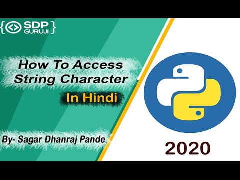 How To Access Python String Character 2 String Slicing In Python String Tutorials Sdp Guruji