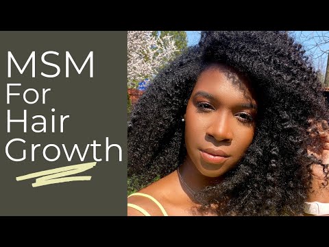MSM For Hair Growth || 2 Ways to use Msm/Sulfur for...