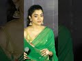 Rashmika Mandana Animal Movie Function Cute Green Saree Say Hai Video 1080p HD Version KING8124