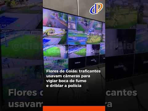 Flores de Goiás: traficantes usavam câmeras para vigiar boca de fumo e driblar Polícia