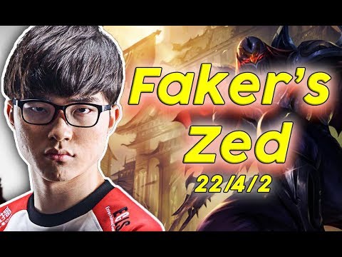 Faker's NOTORIOUS ZED | Gameplay review 22/4/2