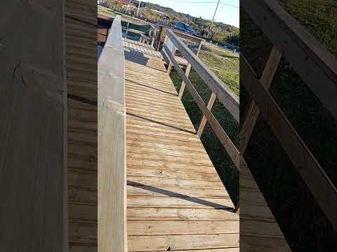 💎🪷Bajada para personas en sillas de ruedas en La playa La Aguada, La Paloma, Rocha🇺🇾🧉