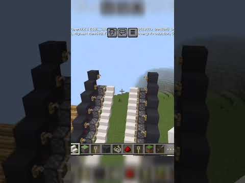 Unbelievable! The Ultimate Automatic Staircase in Minecraft! #amazing