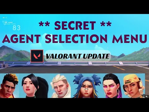 SECRET Agent Selection Menu Valorant | What happens when you lost 13-0 and bottomfrag | New Agent ??