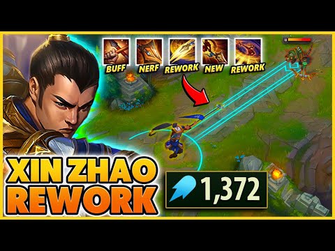 Riot Made Xin'Zhao A Long Range Mage... (Crazy Penta)
