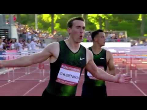 SERGEY SHUBENKOV 12.92 PB NR WL Men's 110m Hurdles Gyulai Istvan Memorial 2018