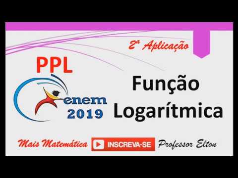 ENEM 2019 - 2ª Aplicação - Função Logarítmica - Um jardineiro cultiva plantas ornamentais