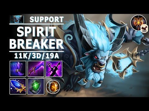 Spirit Breaker Support | 7.30d | Unstoppable Roaming | Dota 2 Immortal Gameplay