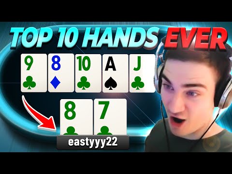My Top 10 Hands of ALL TIME!! | Top 10 Ep. 100 SPECIAL!