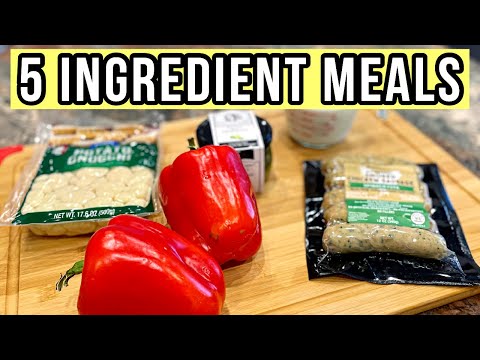 5 INGREDIENT RECIPES FOR EASY FAMILY MEALS // EASY LUNCH, DINNER, SNACKS