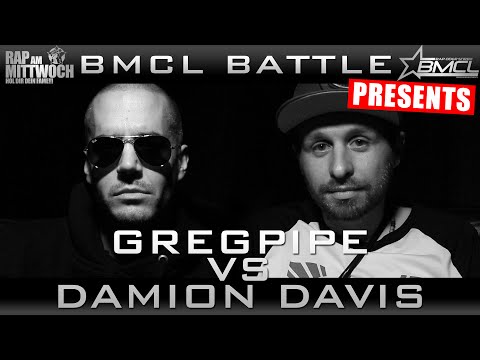 BMCL RAP BATTLE: GREGPIPE VS DAMION DAVIS | FEAT. DIZASTER (BATTLEMANIA CHAMPIONSLEAGUE)