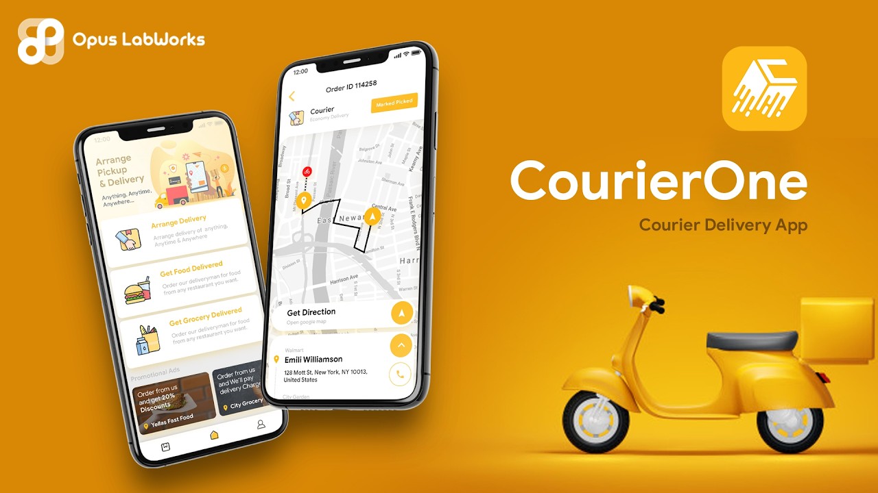 2 AppS | Package Delivery App | On-Demand Delivery App| Logistics App | CourierOne