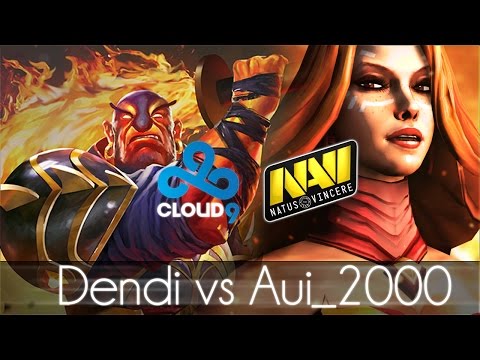 Na'Vi.Dendi (Lina) vs. C9.Aui_2000 (Ember Spirit) 6508 MMR