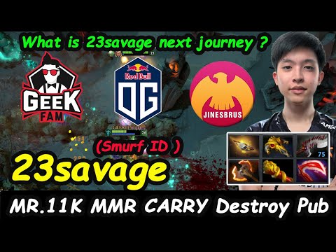 23savage --- [Phantom Assassin]  MR.11K MMR CARRY Beast Mode Critical Master Destroy Ranked Dota 2