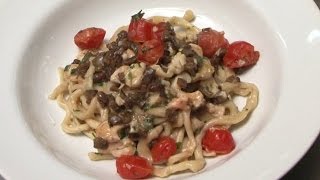 Macarrão com frutos do mar