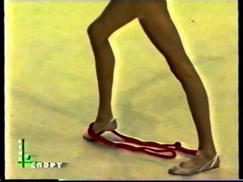 Belova Olga (RUS)  rope  Grand-prix  Moscow 1999