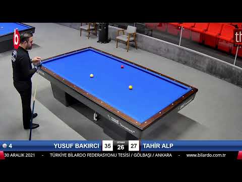 YUSUF BAKIRCI & TAHİR ALP Bilardo Maçı - 2021 ERKEKLER FİNAL ETABI-KALİFİKASYON