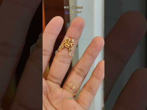 Beautiful gold vanki ring 22karat Hallmarked. laxmi devi vanki ring designs. Jagdish Jewellers