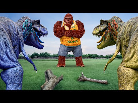 The Most REALISTIC Movies: Kong Vs T-Rex, Godzilla |Ultimate Showdown | Jurassic World Fan-Made Film