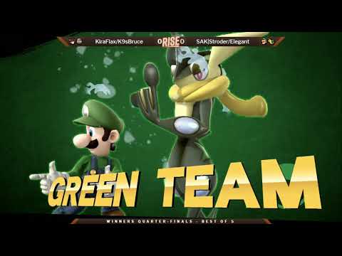 Rise 2018 Doubles Winners Quarters - KiraFlax/K9sbruce (Red) vs SAK|Stroder/Elegant (Green)