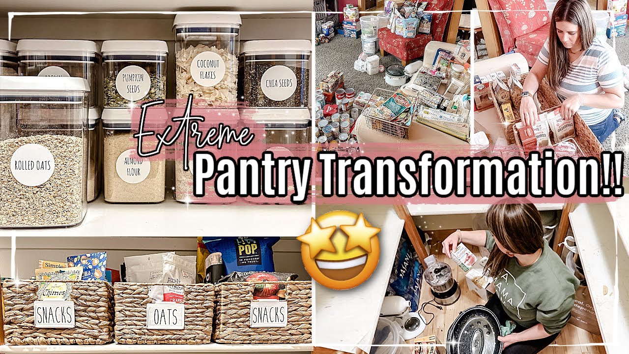 *NEW* PANTRY MAKEOVER ON A BUDGET :: DIY Pantry Organizing Ideas 2023