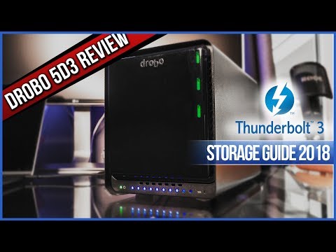 Drobo 5D3 Review Cheapest Thunderbolt 3 Storage - Storage Guide 2018
