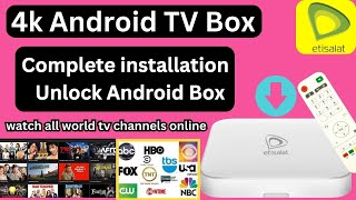 Etisalat Android Box || How to unlock & Setup  Android box