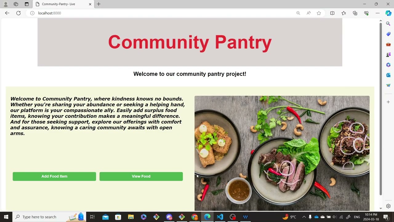 Devpost HackSwift 2024-  Community Pantry