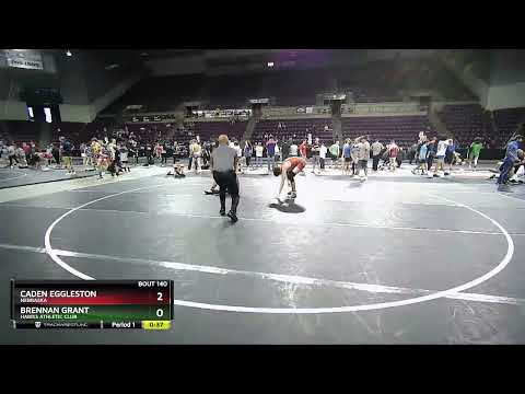 145 Lbs Cons. Semi - Brennan Grant, Hawks Athletic Club Vs Caden Eggleston, Nebraska F13d