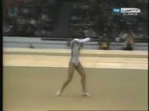 Nelli Kim 1977 Europeans EF Floor