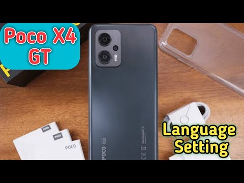 Language change in Poco X4 GT, language setting in Poco X4 GT, how to change language