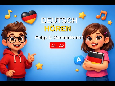 Deutsch lernen fĂŒr AnfĂ€nger: Podcast Folge 1 - Kennenlernen