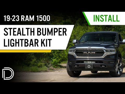 Installing the NEW 2019-2024 RAM 1500 Stealth Bumper Lightbar Kit | Diode Dynamics