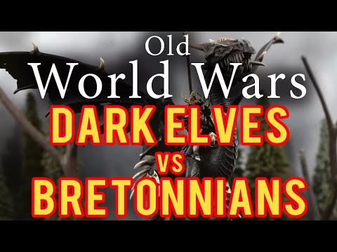 Bretonnia vs Dark Elves Warhammer Fantasy 6th Edition Battle Report   Older World Wars Ep 5